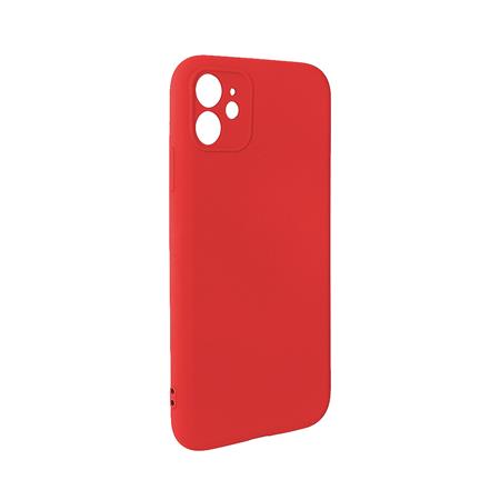 Funda The iCase Silicona Borde Cámara Para iPhone 11 Rojo