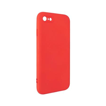 Funda The iCase Silicona Borde Cámara Para iPhone 7 / 8 Rojo