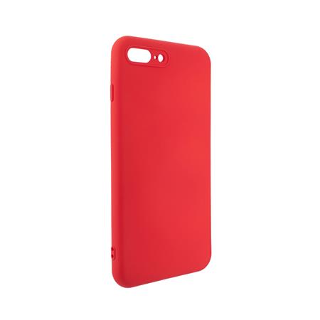 Funda The iCase Silicona Borde Cámara Para iPhone 7 / 8 Plus Rojo