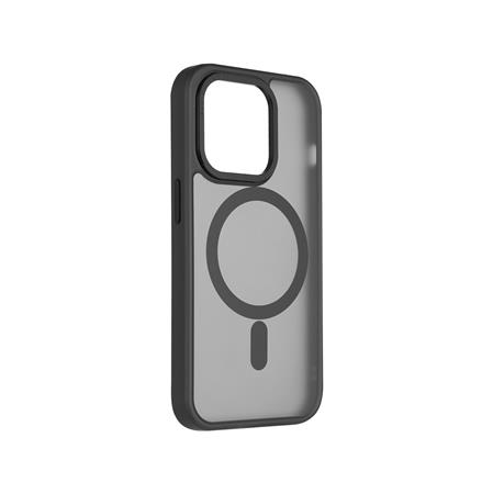 Funda Premiun Apple Opaco Con Borde Magsafe Iphone 15 Pro Negro