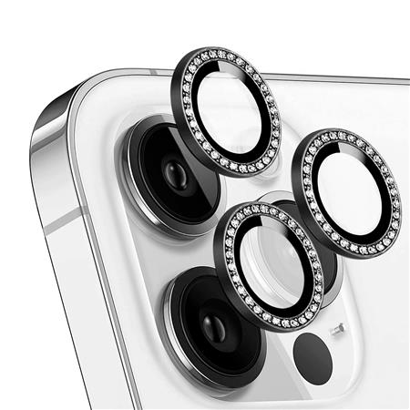 Vidrio Protector Cámara Diamante Para iPhone 12 Pro / 12 Pro Max Plata