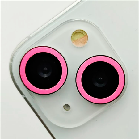 Vidrio Protector Cámara Brillo Oscuridad Para iPhone 13 Rosa